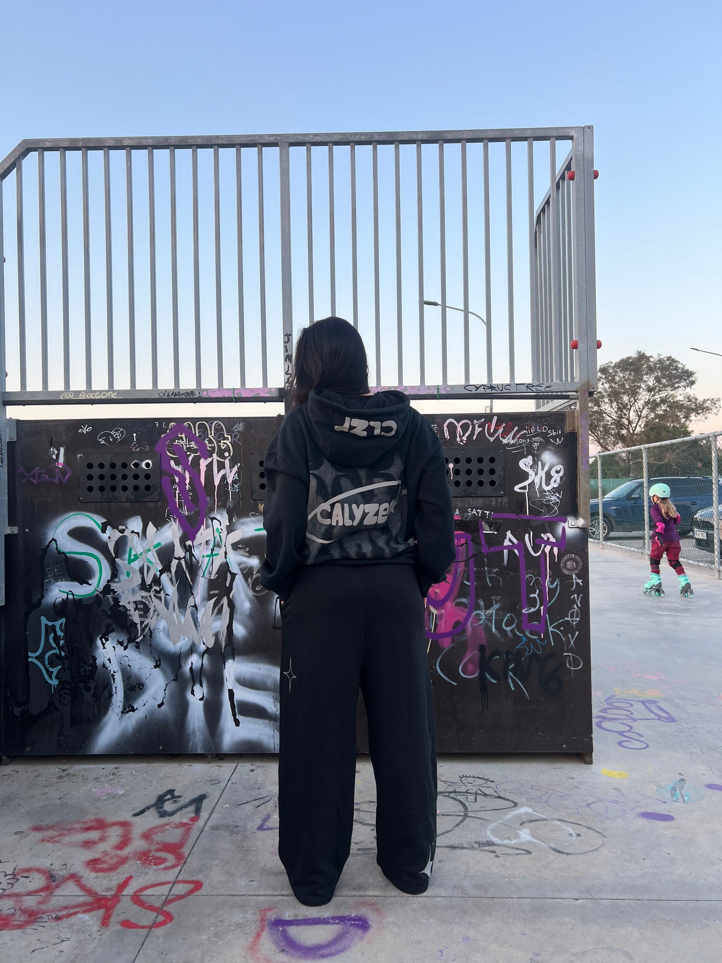 Oversized full Black tracksuit